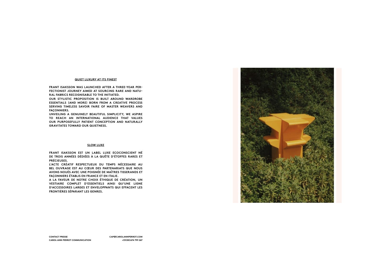 Chevreuse lookbook, plate 12 of 12